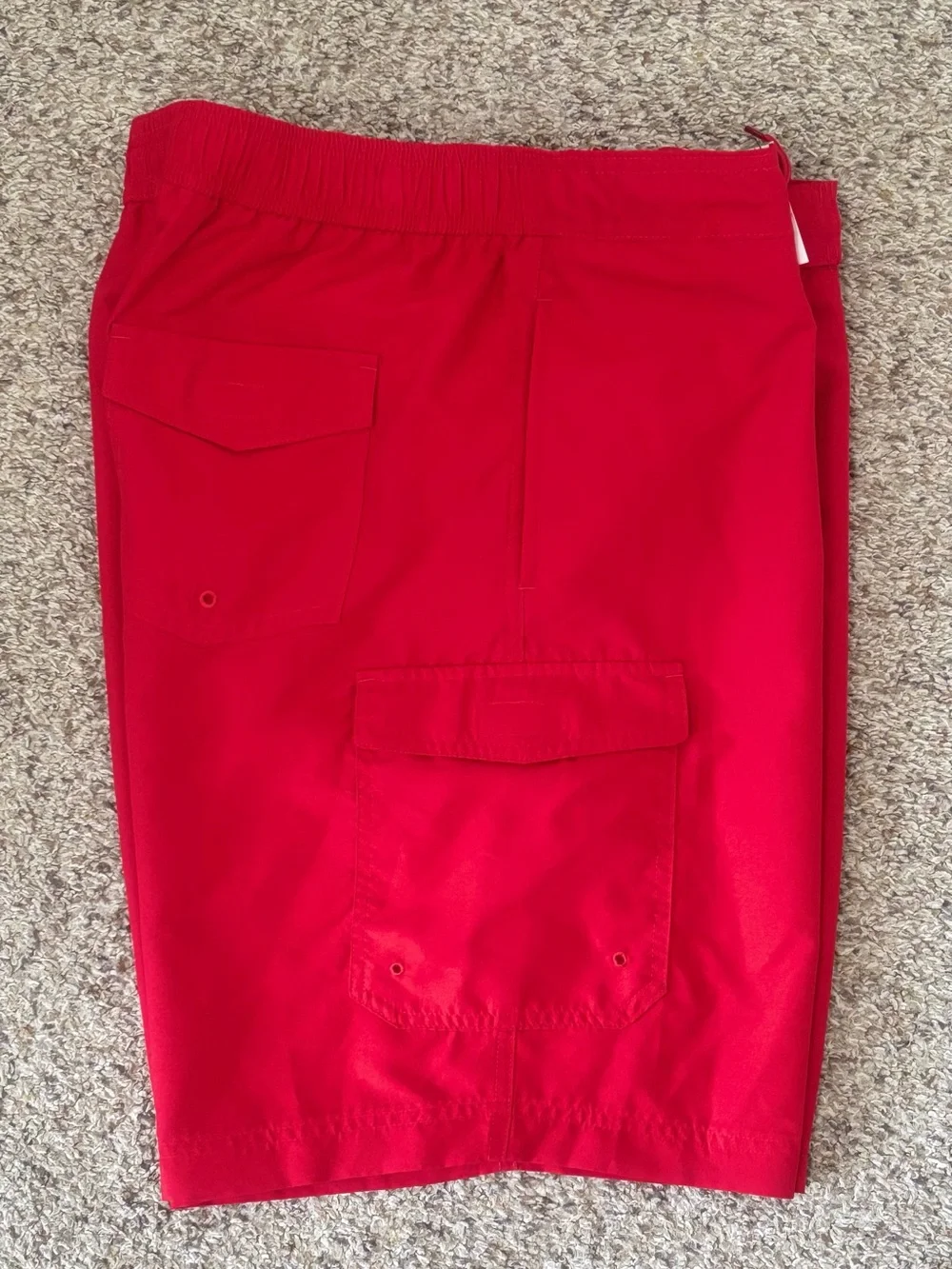 Club Room Red Men's Swim Trunks with Drawstring